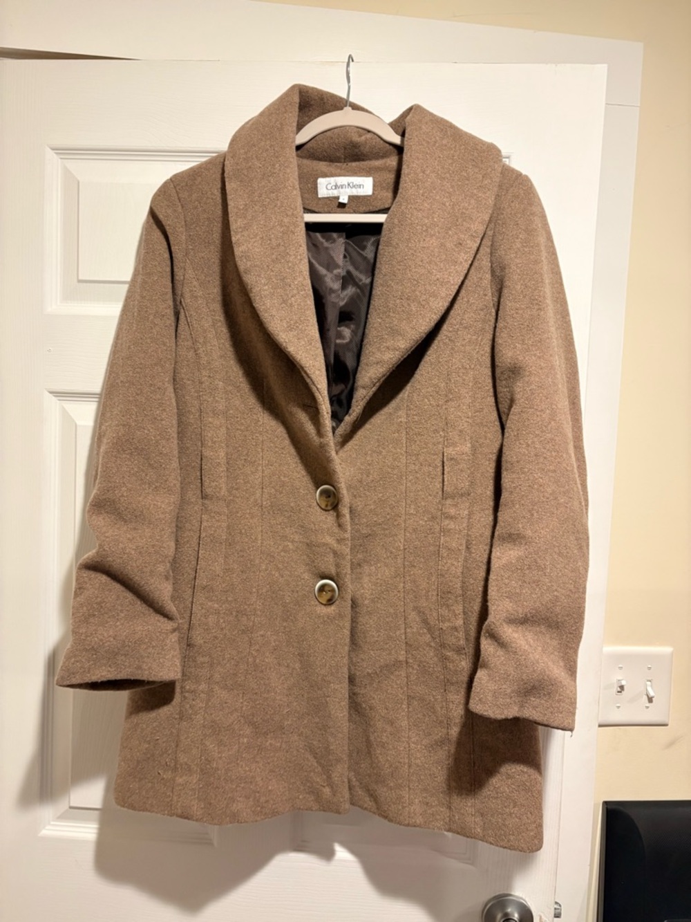 Calvin Klein Women's Tan Coat